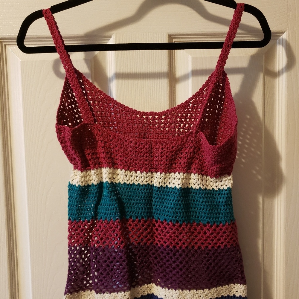 Old Navy Crochet Babydoll Tank Top - Picture 4 of 5